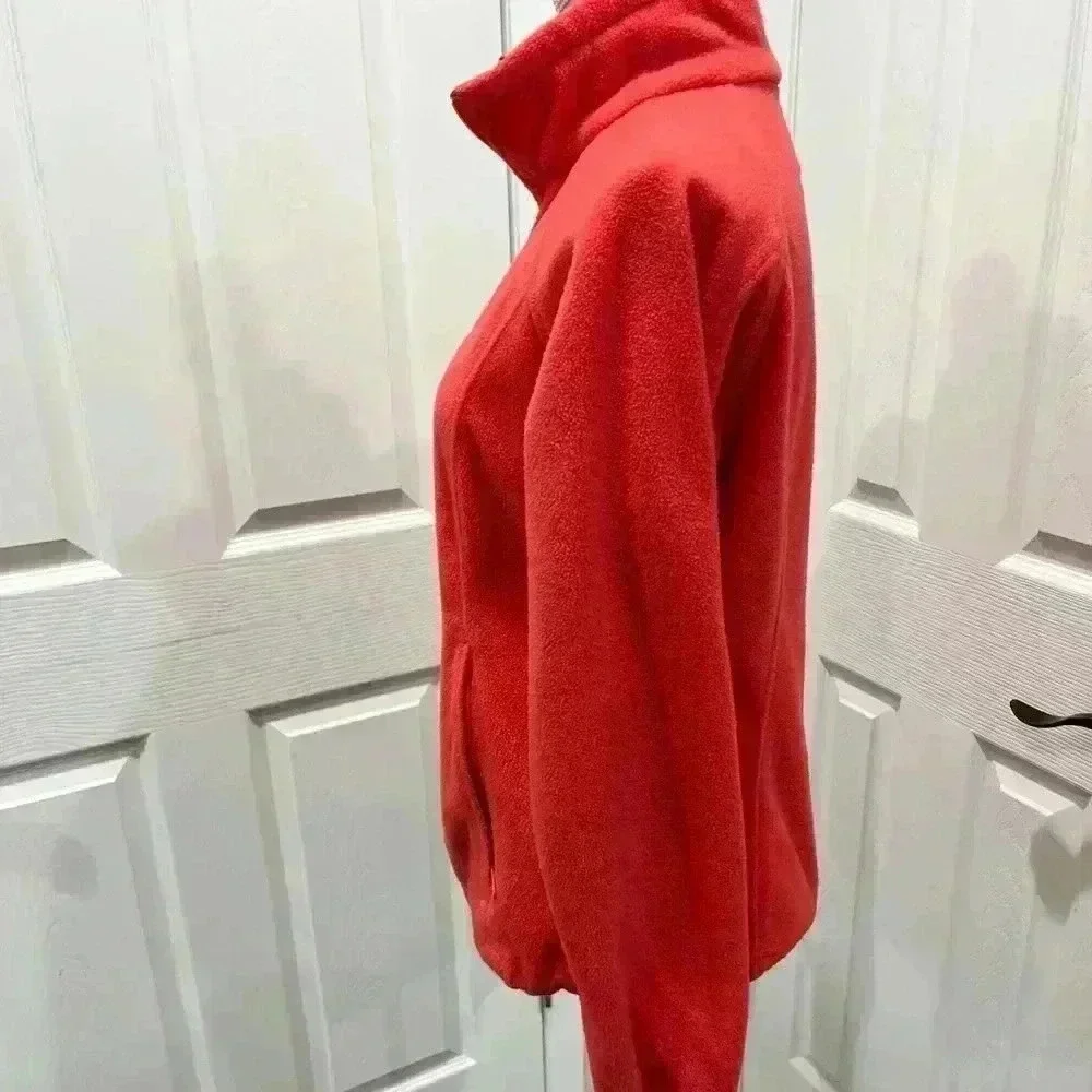 Columbia pink Pullover Fleece zip front with pockets - Picture 2 of 10